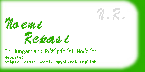 noemi repasi business card